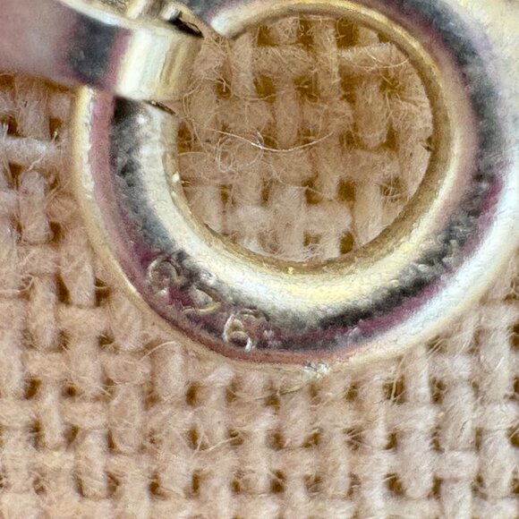 Sterling Silver 925 Elephant Three Dimensional Pendant Necklace Size 24" Length - Picture 14 of 14